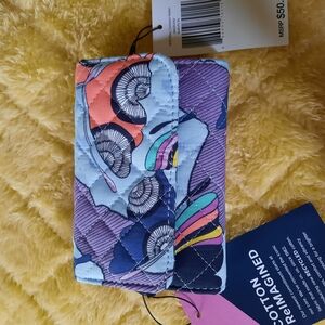 Vera Bradley RFID Riley Compact Wallet In Retired Pattern Butterfly By NWT